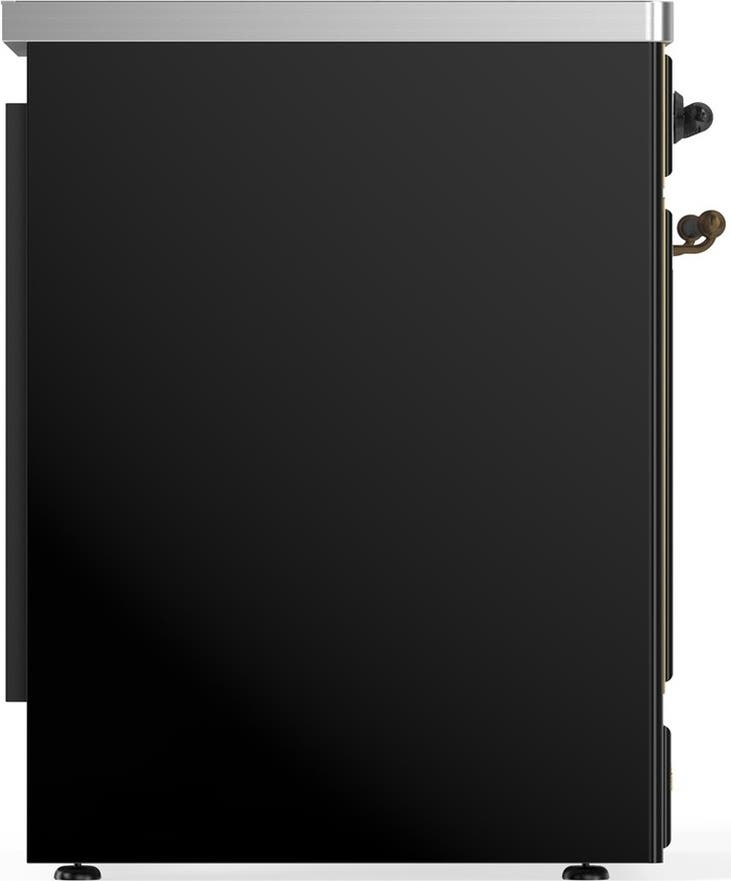 Ilve UMIB30NR3BKB Glossy Black With Burnished Trim