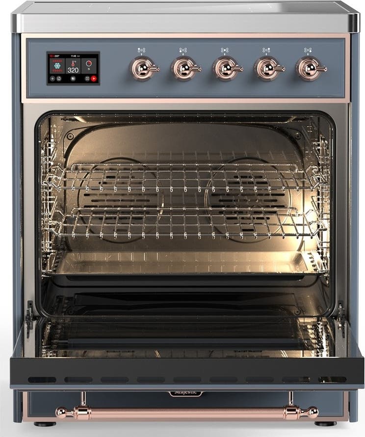 Ilve UMIB30NR3BGP Blue Grey With Copper Trim