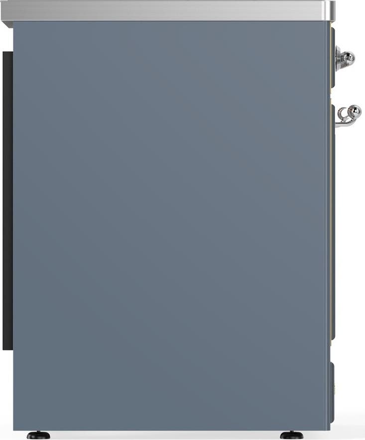 Ilve UMIB30NR3BGC Blue Grey With Chrome Trim