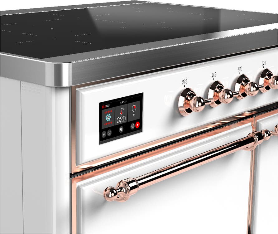 Ilve UMDIB40QNR3WHP White With Copper Trim