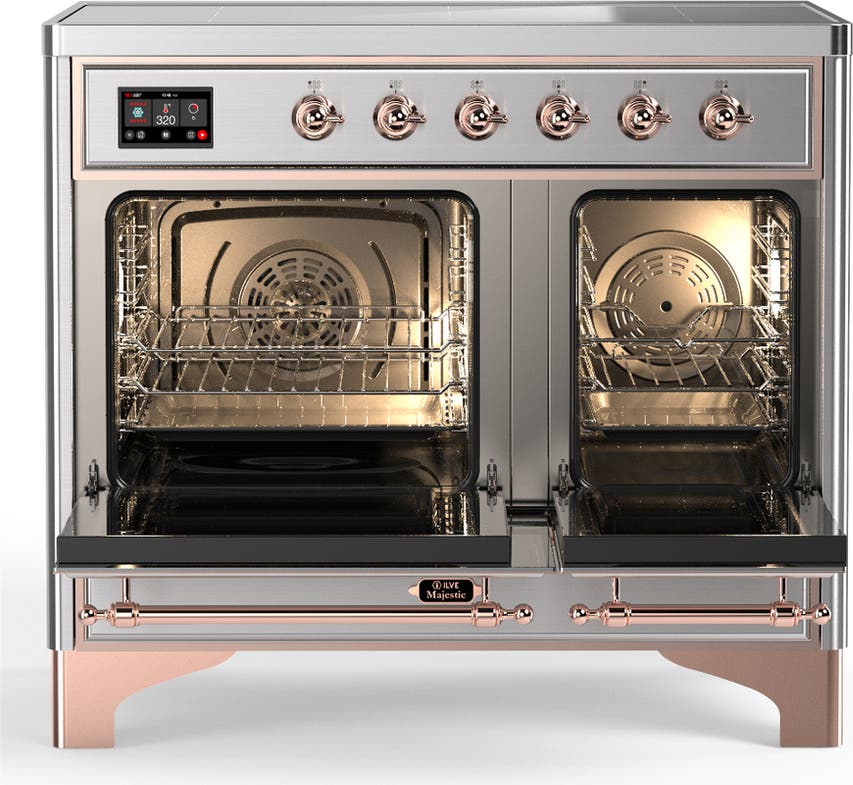 Ilve UMDIB40QNR3SSP Stainless Steel With Copper Trim