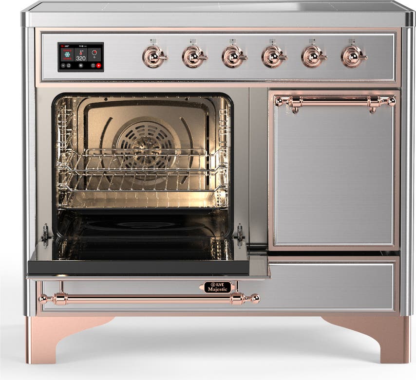 Ilve UMDIB40QNR3SSP Stainless Steel With Copper Trim