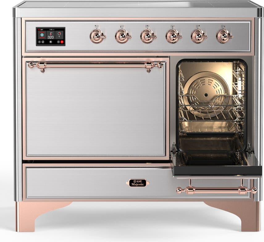 Ilve UMDIB40QNR3SSP Stainless Steel With Copper Trim