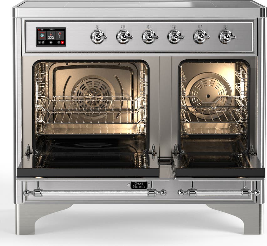 Ilve UMDIB40QNR3SSC Stainless Steel With Chrome Trim