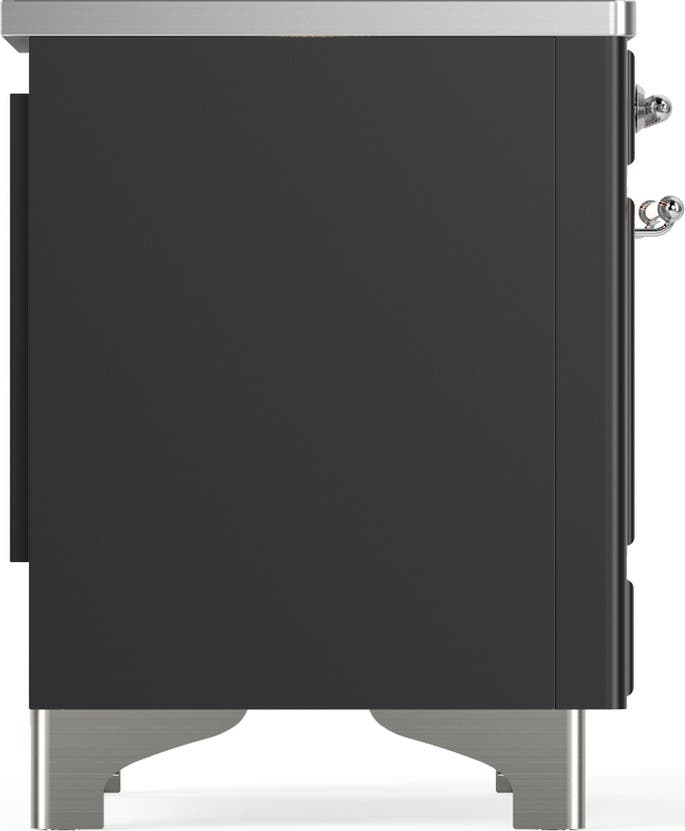 Ilve UMDIB40QNR3MGC Matte Graphite With Chrome Trim