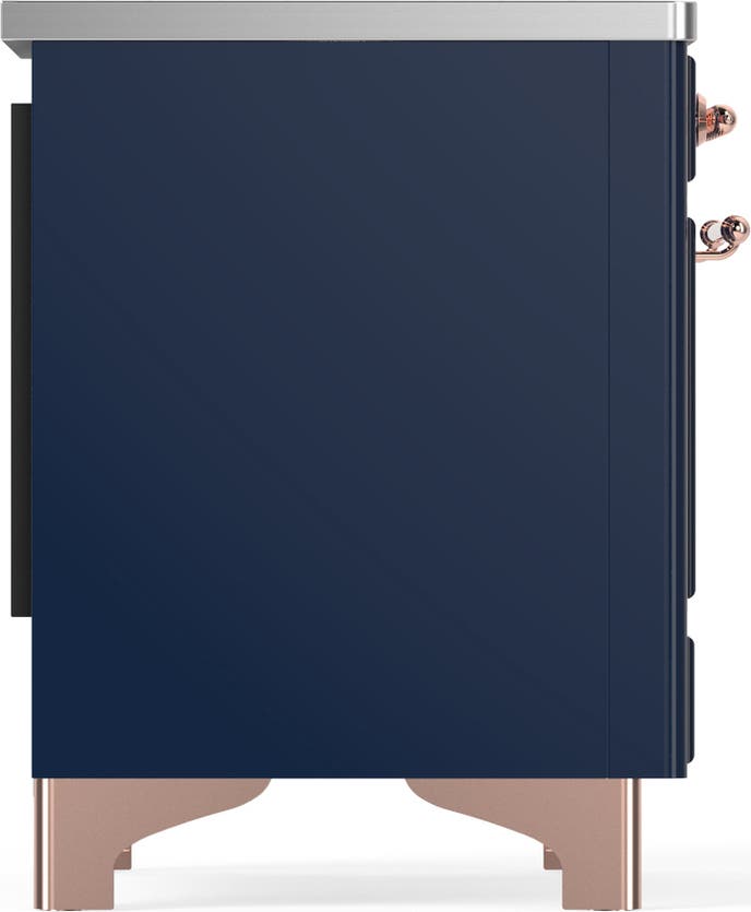 Ilve UMDIB40QNR3MBP Midnight Blue With Copper Trim