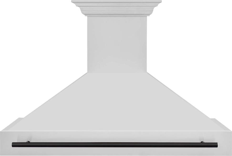 Zline 8654STZ48MB Stainless Steel with Matte Black Handle