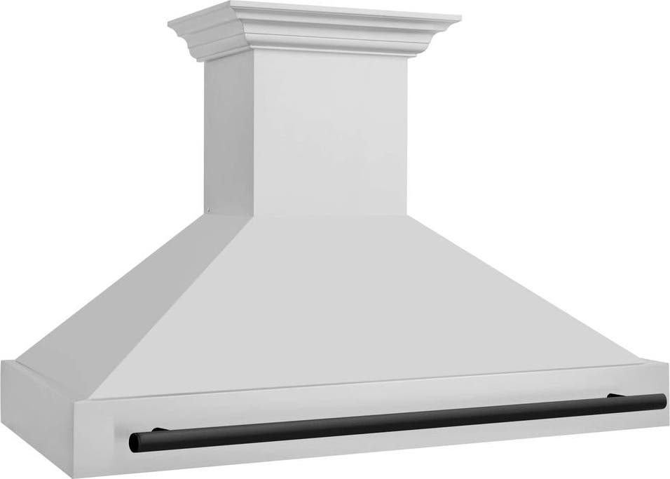 Zline 8654STZ48MB Stainless Steel with Matte Black Handle