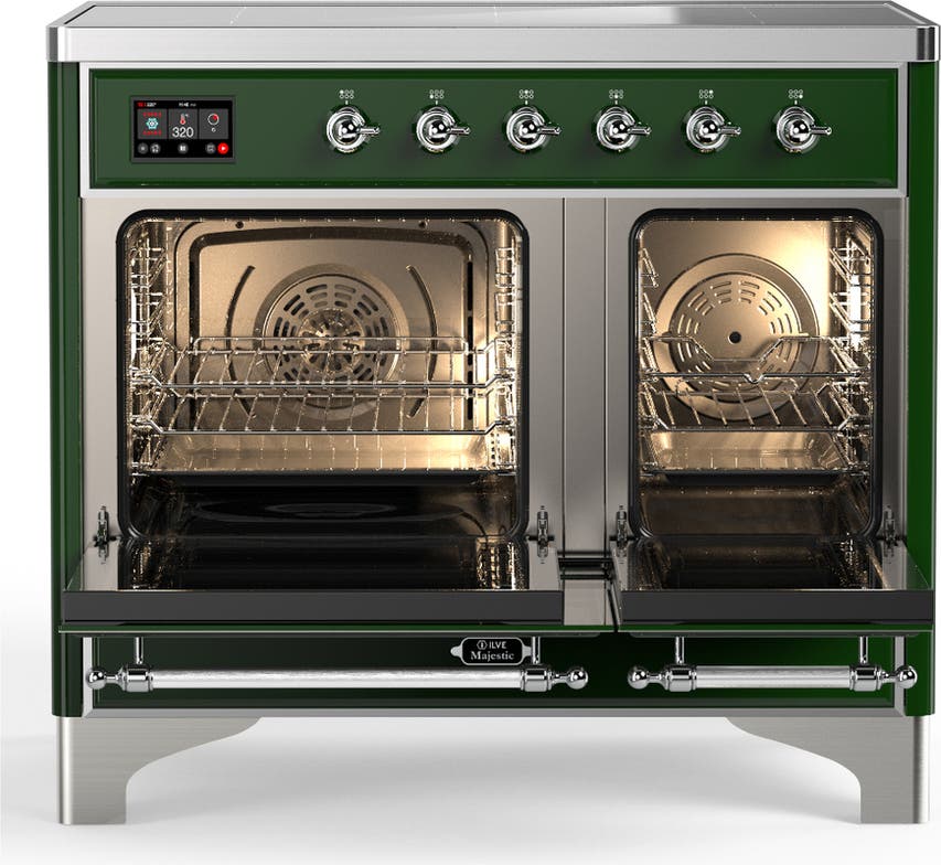 Ilve UMDIB40QNR3EGC Emerald Green With Chrome Trim