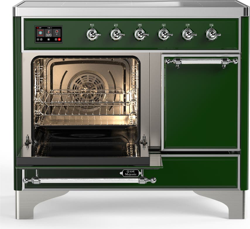 Ilve UMDIB40QNR3EGC Emerald Green With Chrome Trim