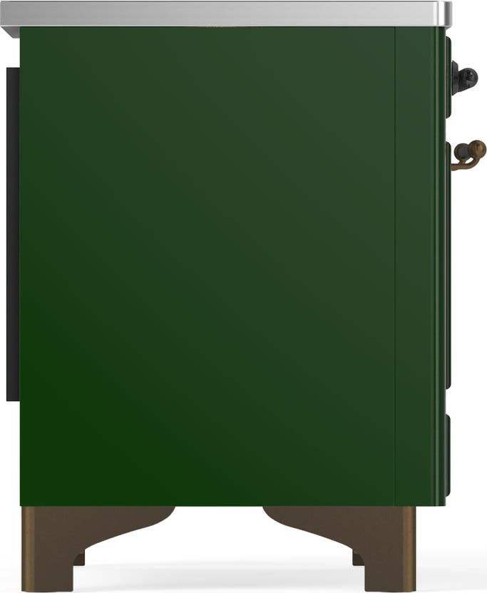 Ilve UMDIB40QNR3EGB Emerald Green With Burnished Trim