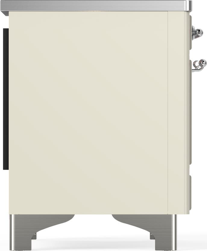 Ilve UMDIB40NR3AWC Antique White With Chrome Trim