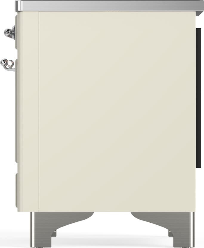 Ilve UMDIB40NR3AWC Antique White With Chrome Trim