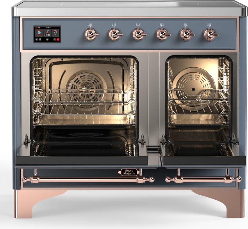 Ilve UMDIB40QNR3BGP Blue Grey With Copper Trim