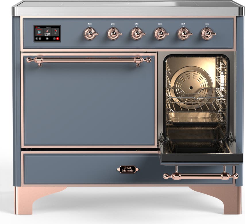 Ilve UMDIB40QNR3BGP Blue Grey With Copper Trim