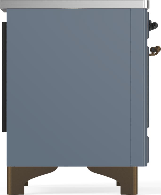 Ilve UMDIB40QNR3BGB Blue Grey With Burnished Trim