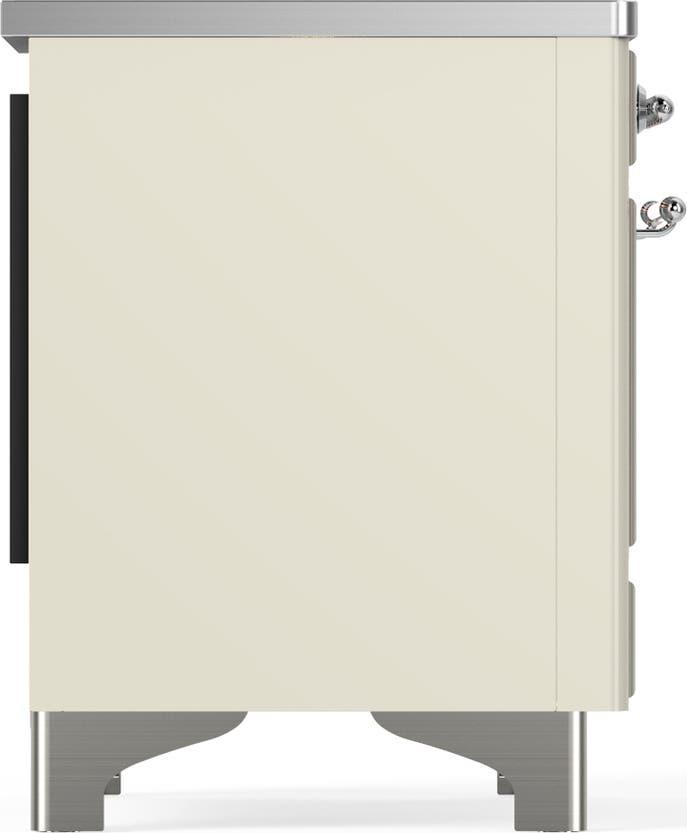 Ilve UMDIB40QNR3AWC Antique White With Chrome Trim