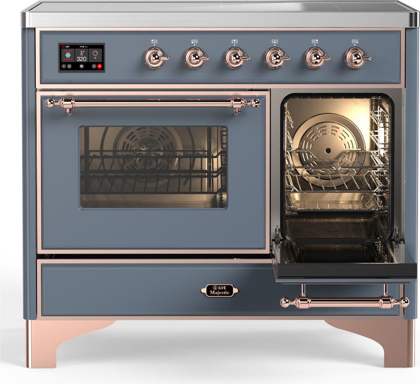 Ilve UMDIB40NR3BGP Blue Grey With Copper Trim