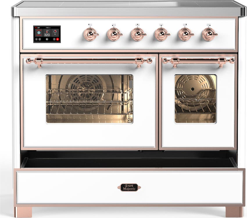 Ilve UMDIB40NR3WHP White With Copper Trim