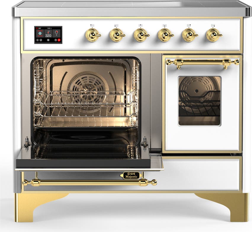 Ilve UMDIB40NR3WHG White With Brass Trim