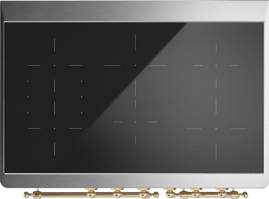 Ilve UMDIB40NR3WHG White With Brass Trim
