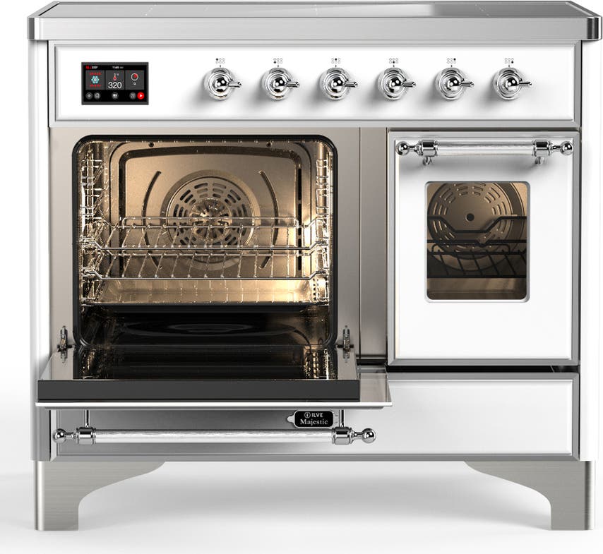 Ilve UMDIB40NR3WHC White With Chrome Trim