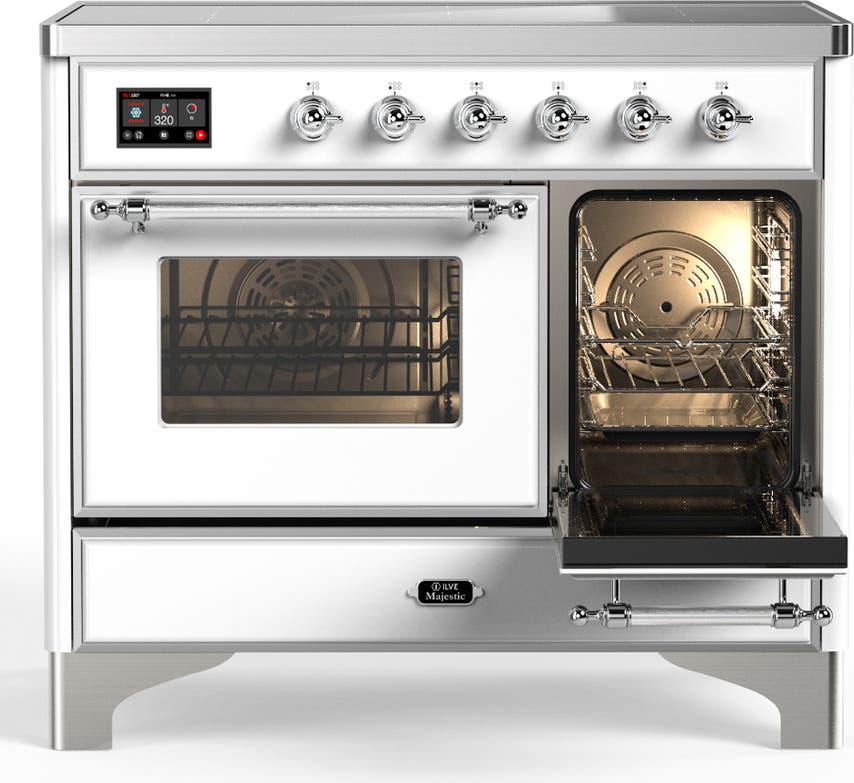 Ilve UMDIB40NR3WHC White With Chrome Trim