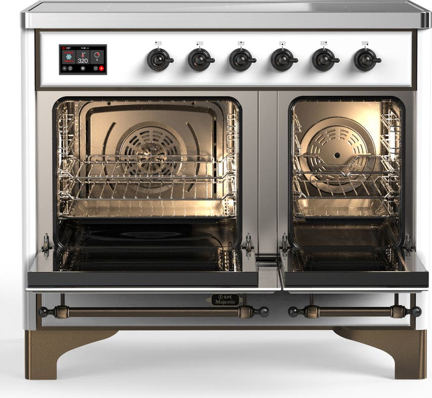 Ilve UMDIB40NR3WHB White With Burnished Trim