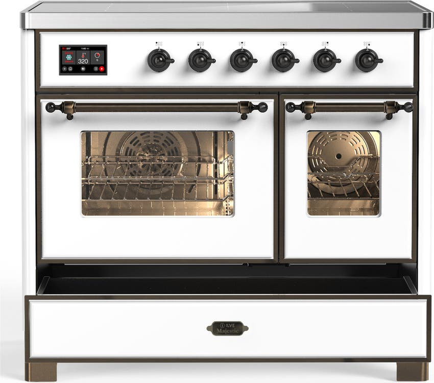 Ilve UMDIB40NR3WHB White With Burnished Trim