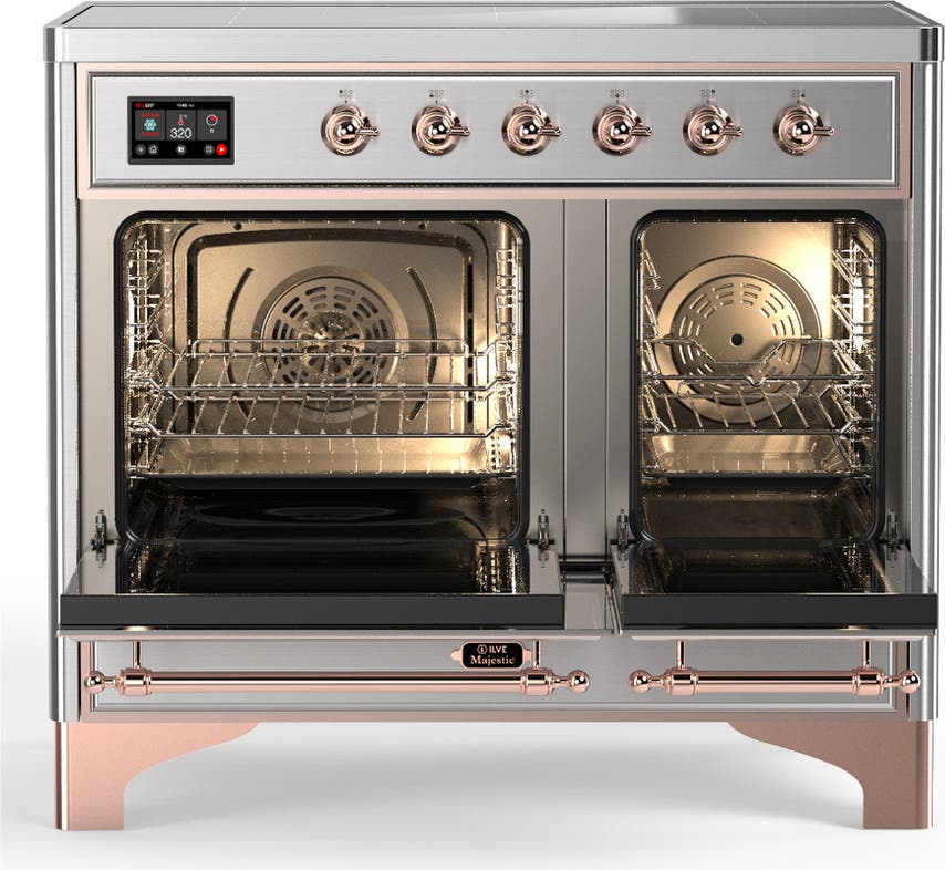 Ilve UMDIB40NR3SSP Stainless Steel With Copper Trim