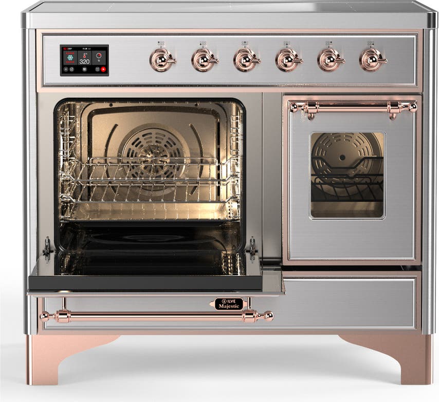 Ilve UMDIB40NR3SSP Stainless Steel With Copper Trim