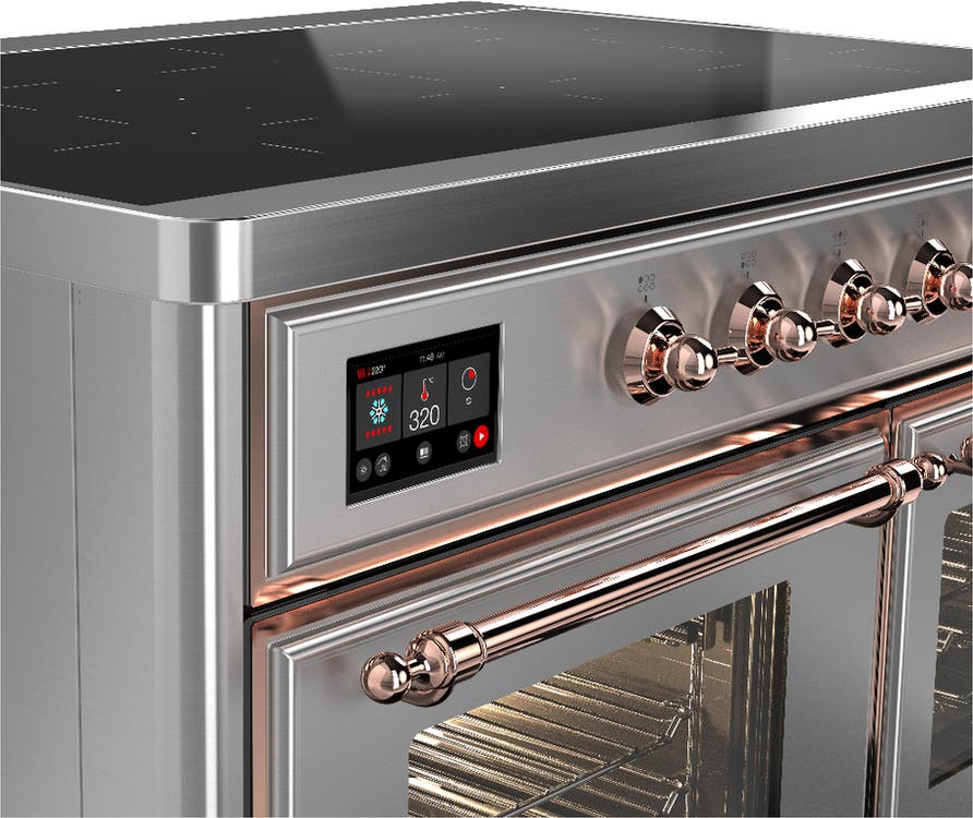 Ilve UMDIB40NR3SSP Stainless Steel With Copper Trim