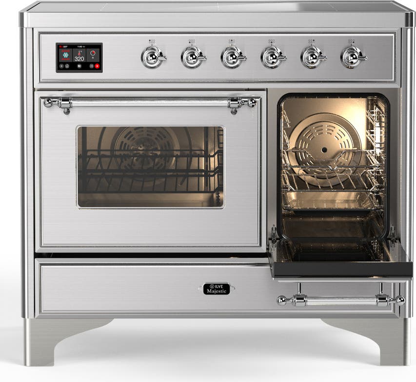 Ilve UMDIB40NR3SSC Stainless Steel With Chrome Trim
