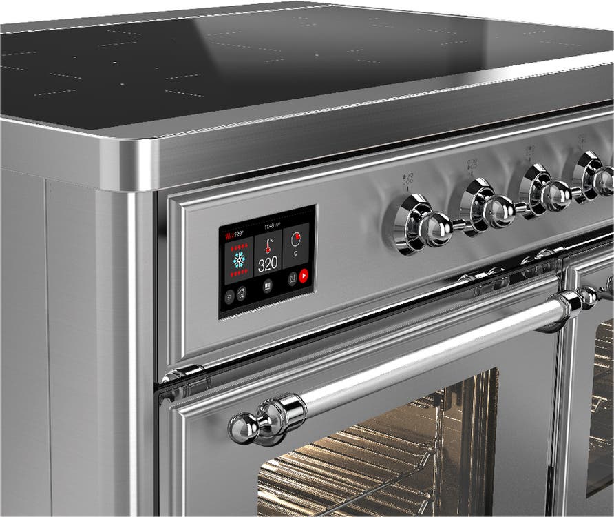 Ilve UMDIB40NR3SSC Stainless Steel With Chrome Trim