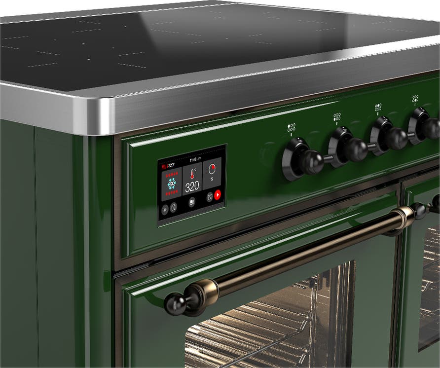 Ilve UMDIB40NR3EGB Emerald Green With Burnished Trim