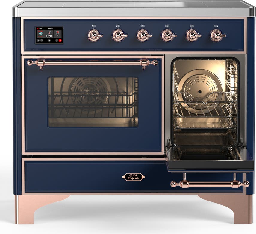 Ilve UMDIB40NR3MBP Midnight Blue With Copper Trim