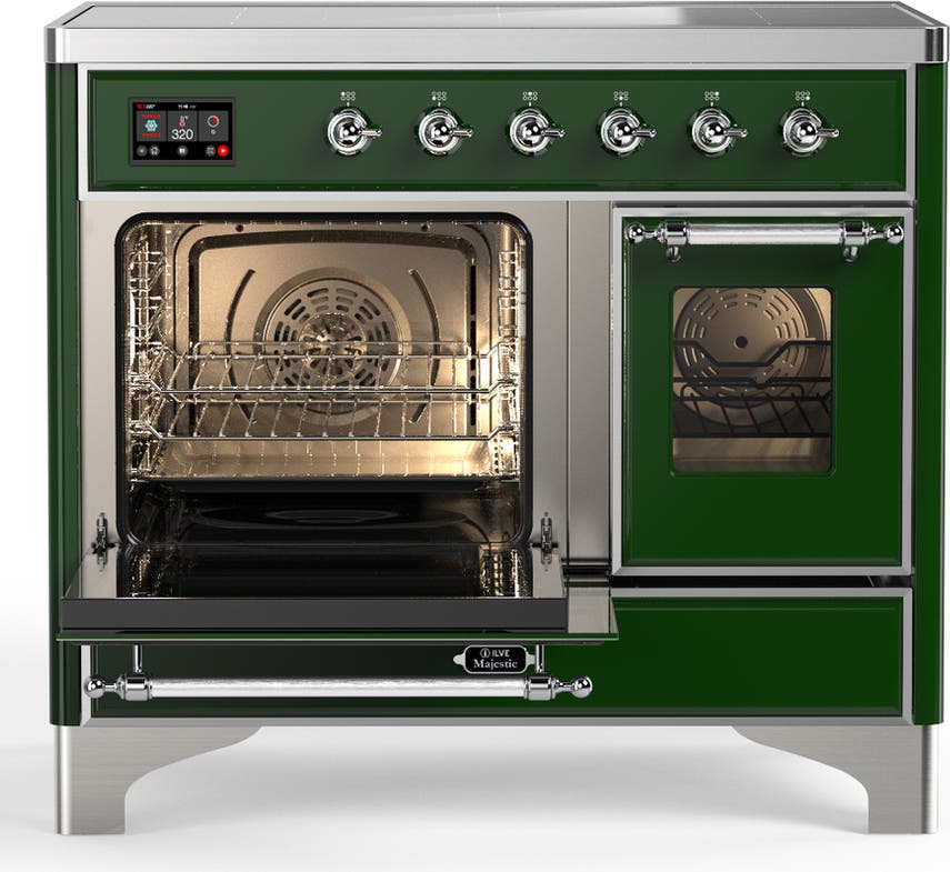 Ilve UMDIB40NR3EGC Emerald Green With Chrome Trim