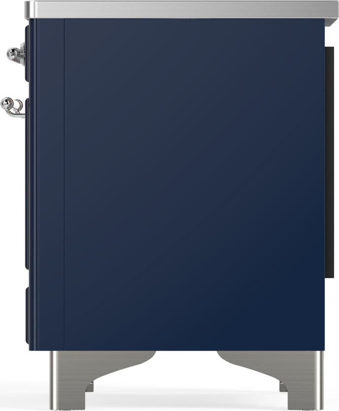 Ilve UMDIB40NR3MBC Midnight Blue With Chrome Trim
