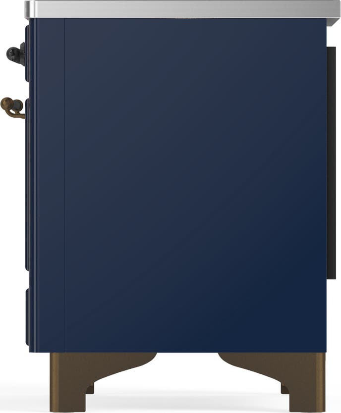 Ilve UMDIB40NR3MBB Midnight Blue With Burnished Trim