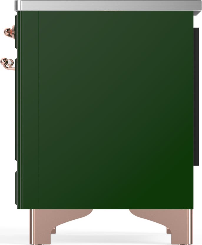 Ilve UMDIB40NR3EGP Emerald Green With Copper Trim