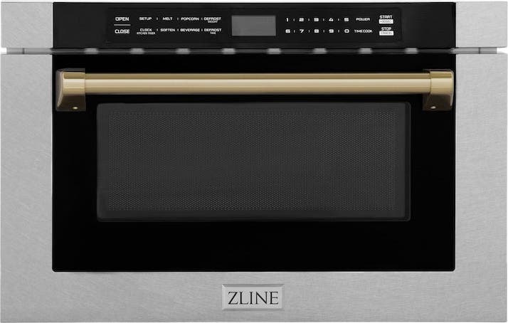 Zline MWDZ1SSHCB Stainless Steel And Champagne Bronze Accents