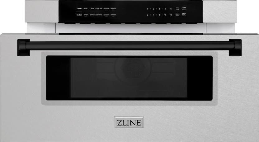 Zline MWDZ30SSMB Durasnow Stainless Steel With Matte Black Accents