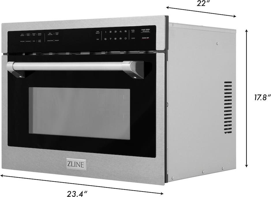 Zline MWO24SS Durasnow Stainless Steel