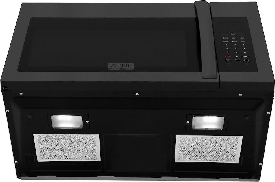 Zline MWOOTR30BS Black Stainless Steel