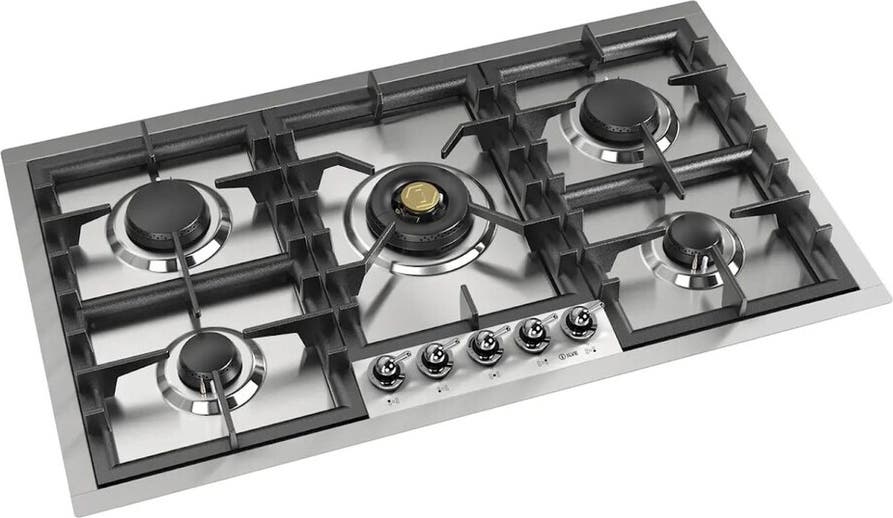 Ilve UHCPT95NSSCLP Stainless Steel With Chrome Trim, Liquid Propane