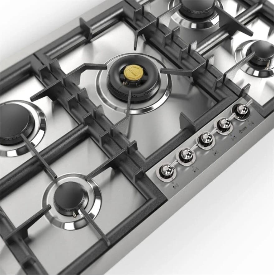 Ilve UHCPT95NSSCLP Stainless Steel With Chrome Trim, Liquid Propane