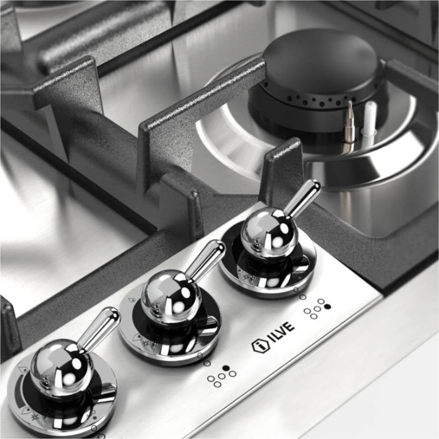 Ilve UHCPT75NSSCLP Stainless Steel With Chrome Trim, Liquid Propane