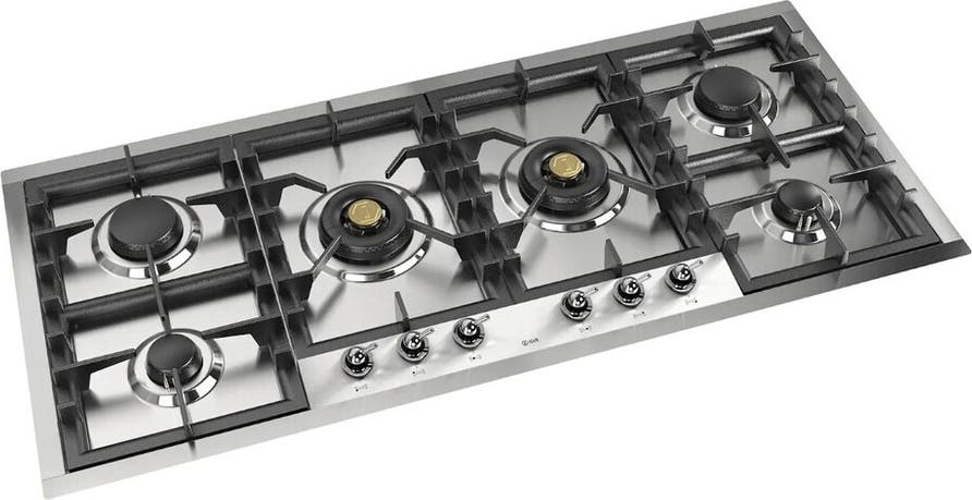 Ilve UHCPT125NSSC Stainless Steel With Chrome Trim, Natural Gas