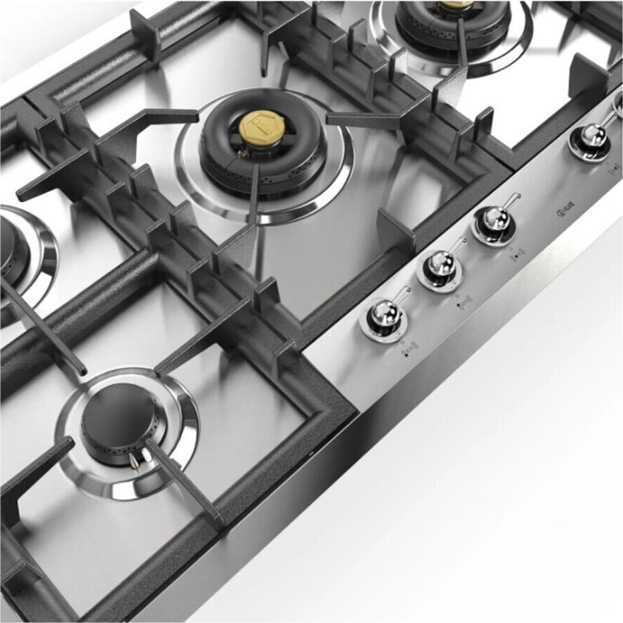 Ilve UHCPT125NSSC Stainless Steel With Chrome Trim, Natural Gas