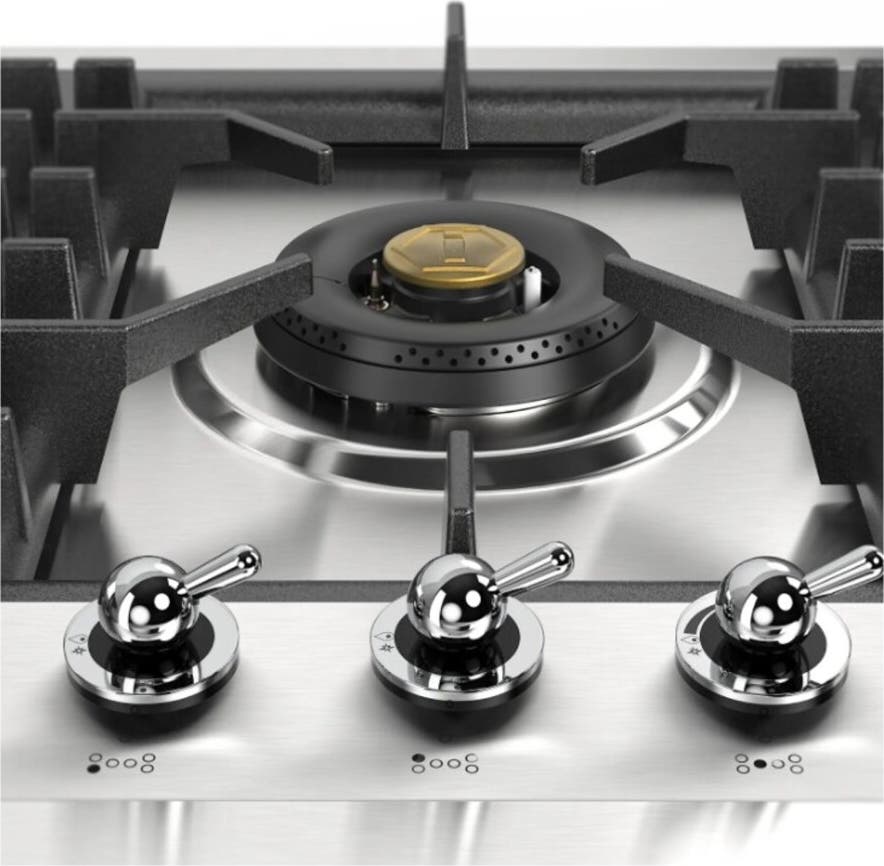 Ilve UHCPT125NSSC Stainless Steel With Chrome Trim, Natural Gas